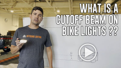 What is a cutoff beam on bike lights??
