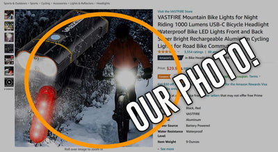 Amazon Bike Light Sellers Stealing Our Photos
