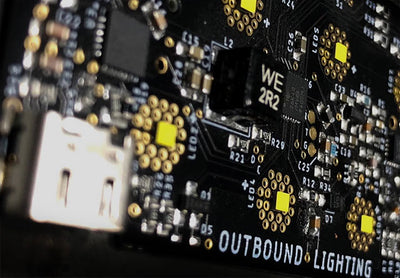 electronic circuit board for bike helmet light